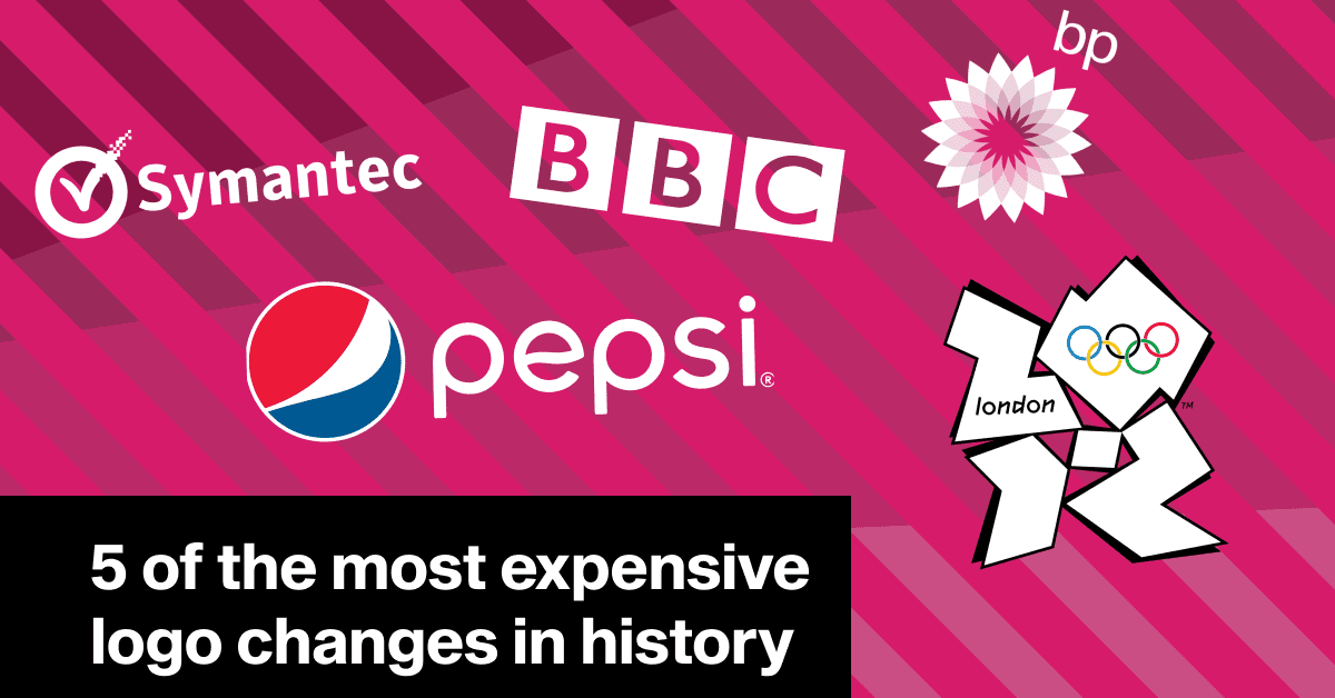 Expensive Logo changes, including the $1.28 BILLION logo!